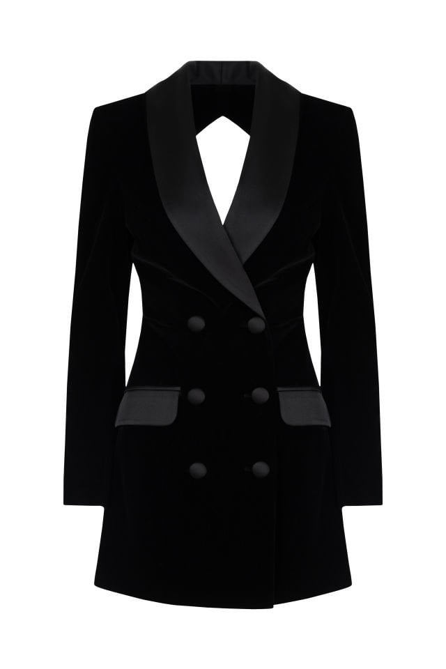 Vega Siyah Ceket Elbise