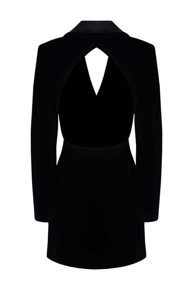 Vega Siyah Ceket Elbise