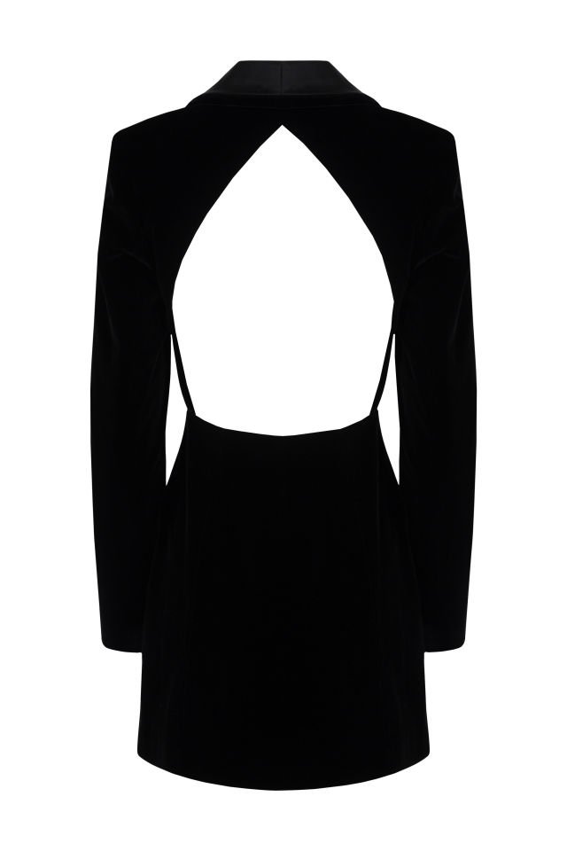 Vega Siyah Ceket Elbise