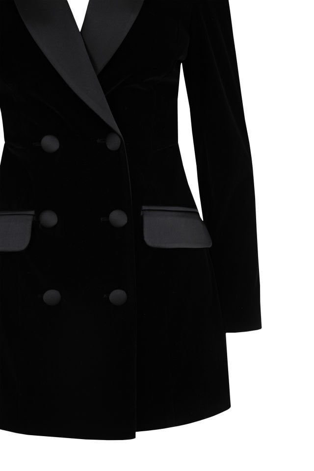 Vega Siyah Ceket Elbise