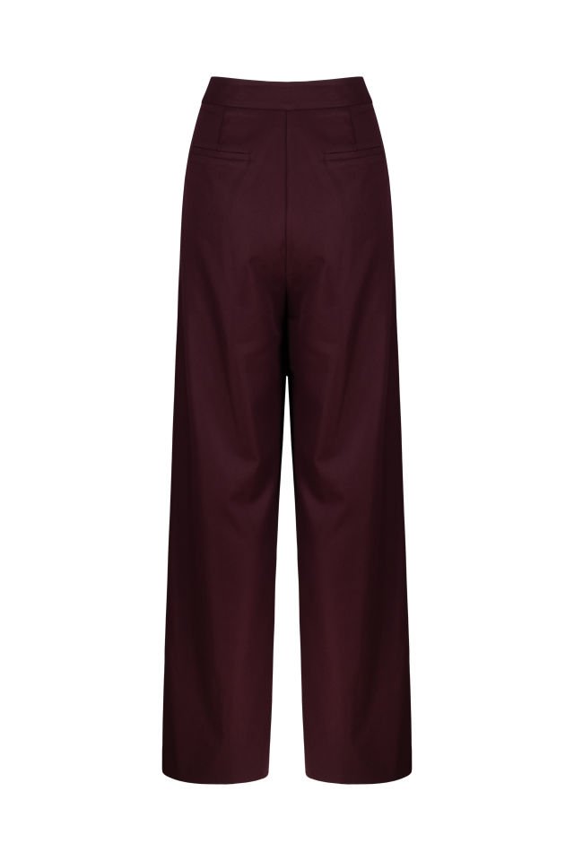 Hera Bordo Pantolon