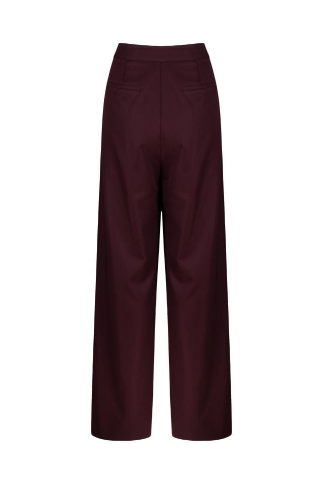 Hera Bordo Pantolon