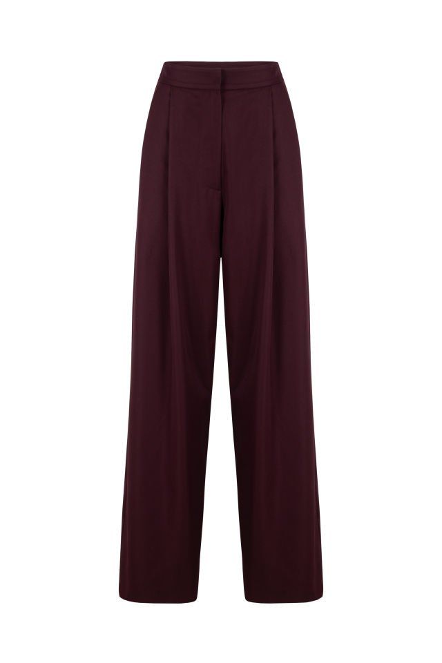 Hera Bordo Pantolon