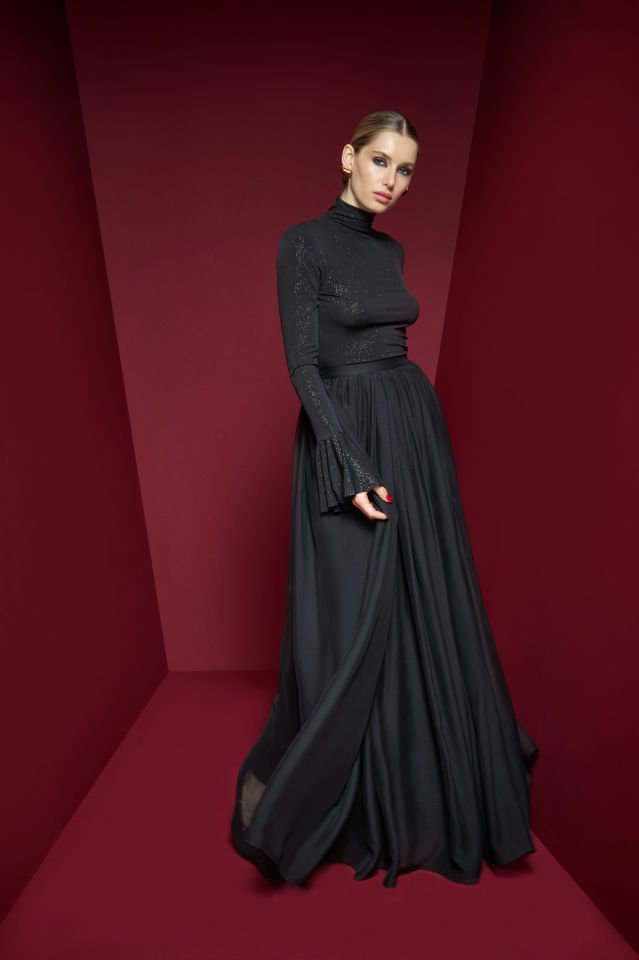 Luna Sırt Dekolteli Jarse Body