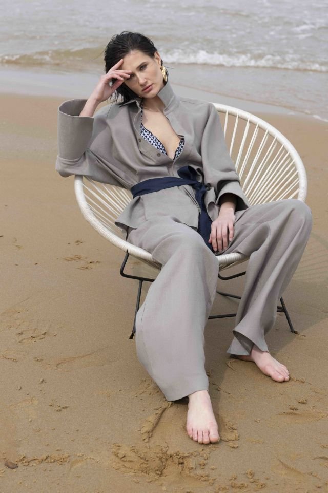 Marie Vizon Keten Pantolon