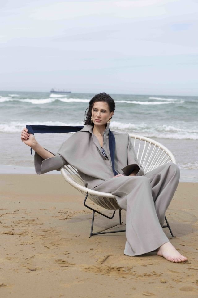 Marie Vizon Keten Pantolon
