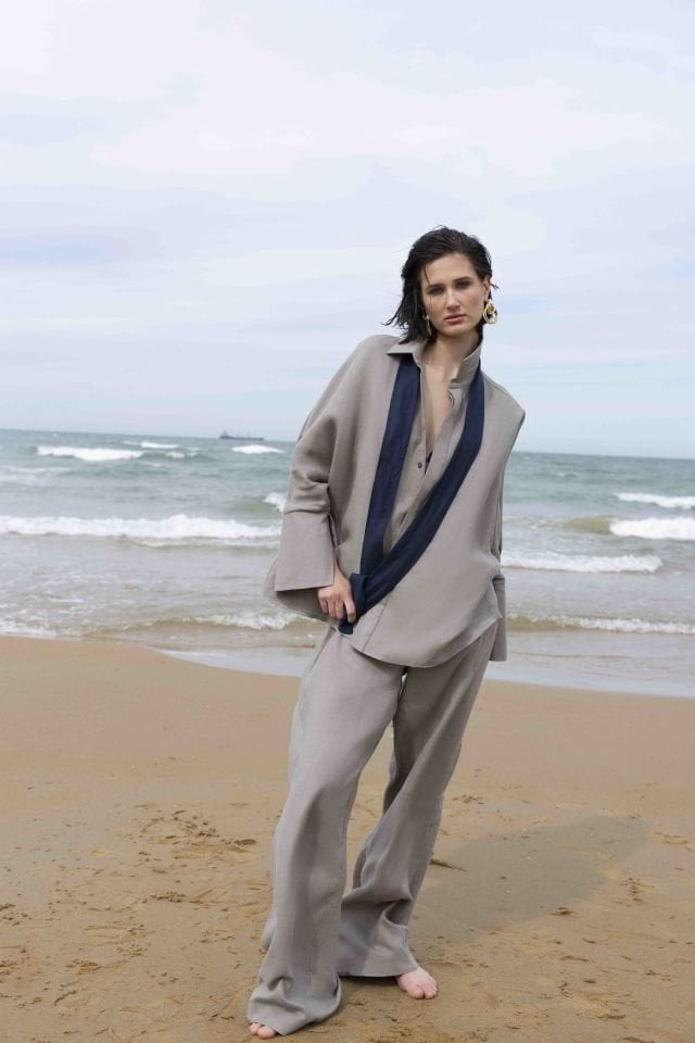 Marie Vizon Keten Pantolon