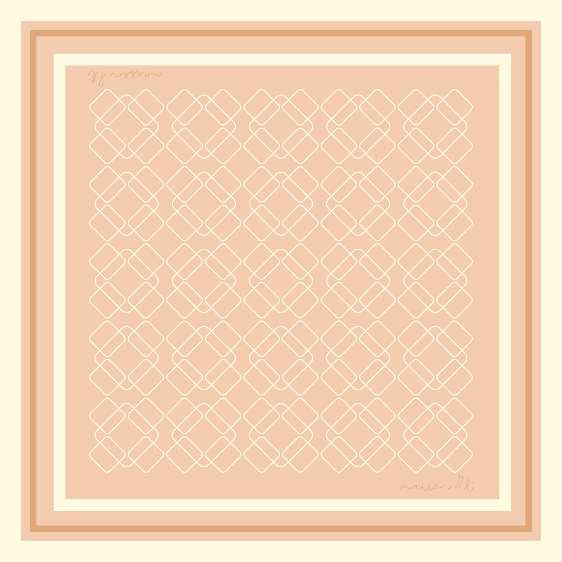 Rosa Tasarım Fular 70x70