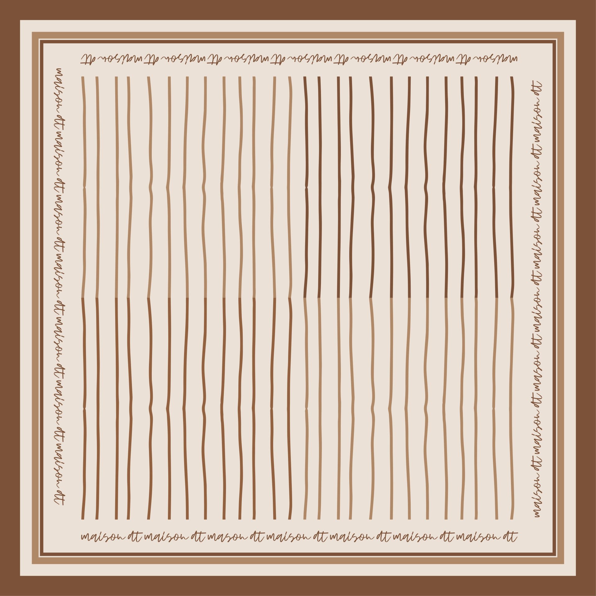 Siena Tasarım Fular 70x70