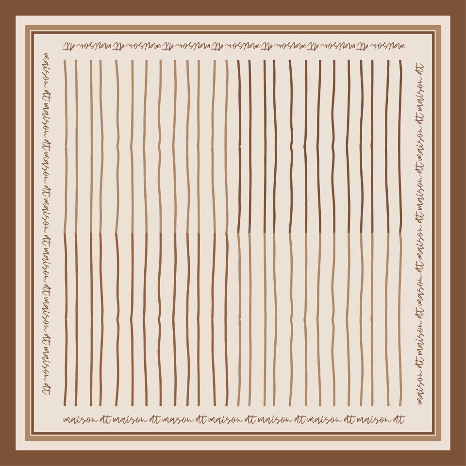 Siena Tasarım Fular 70x70