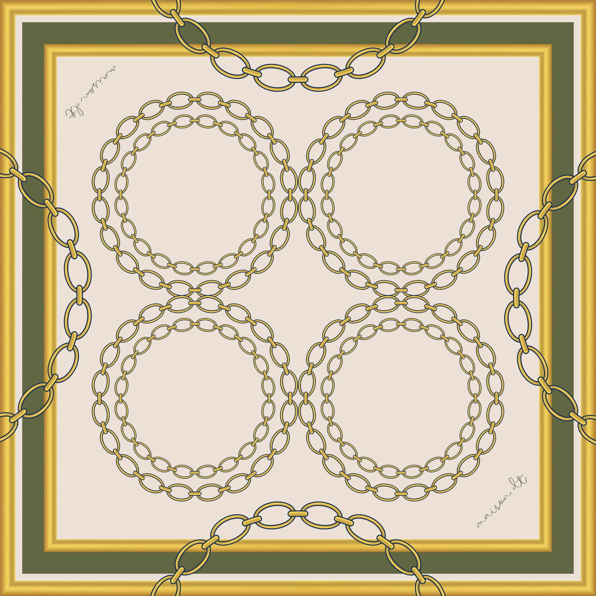 Contessa Tasarım Fular 70x70